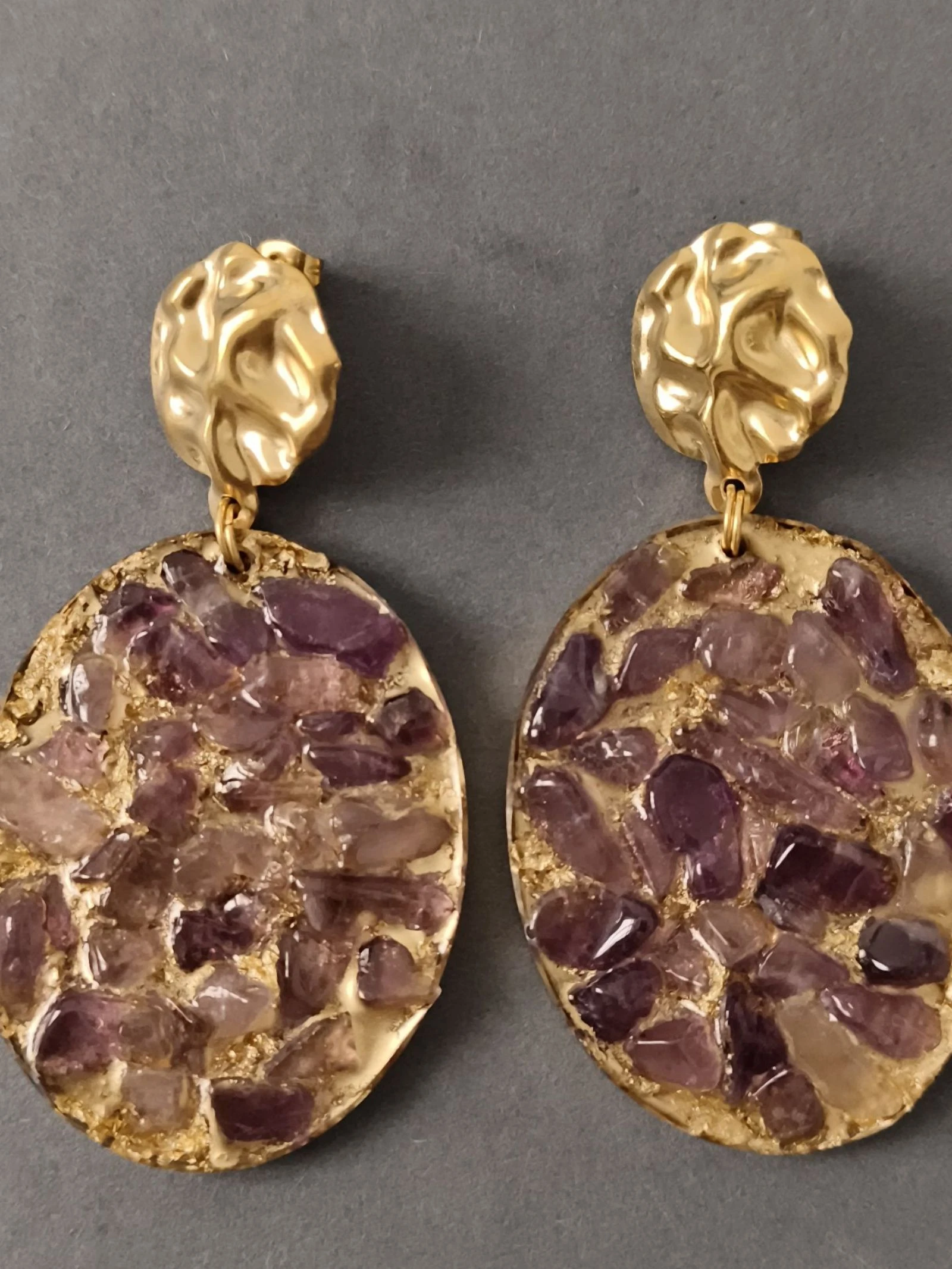 Amethyst earrings – photo 3
